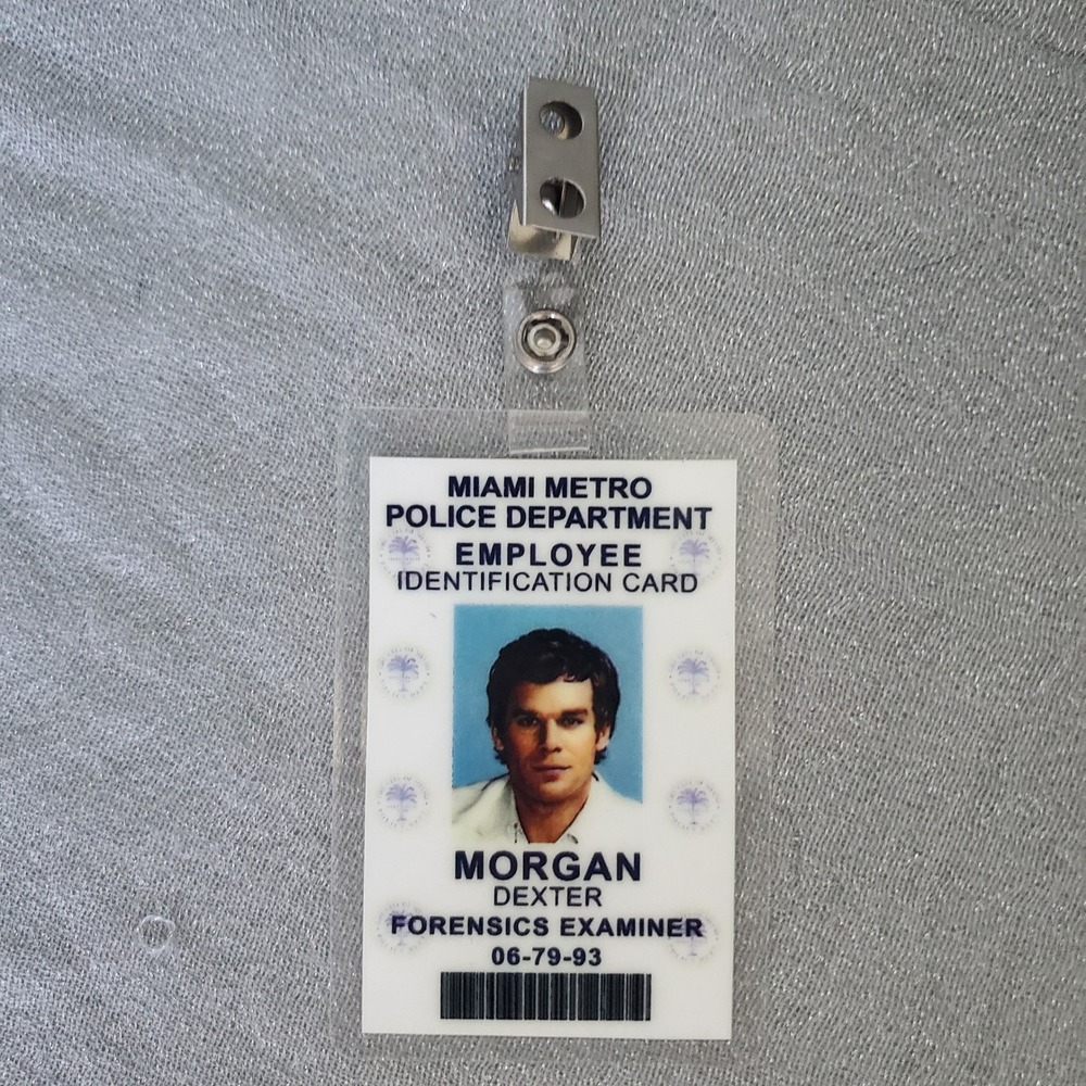 Dexter Morgan Miami Metro Police Department ID Badge Prop Replica Clip
Cosplay